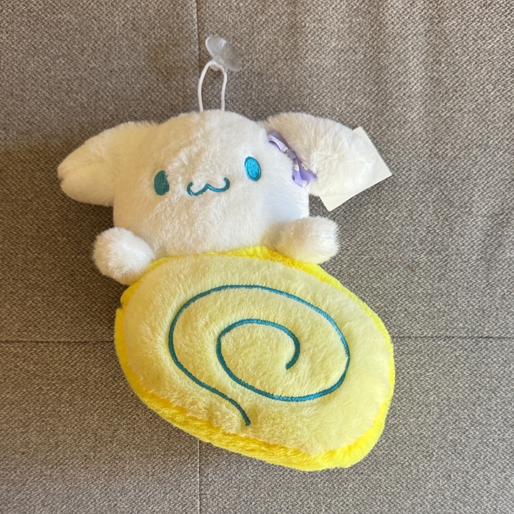 Sanrio Cinnamoroll White and Yellow Plush Toy Hangable